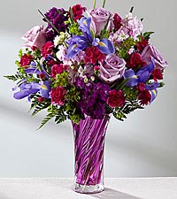 Spring Garden Bouquet Vase Arrangement