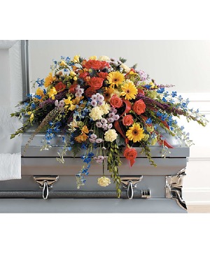 Spring Garden Casket Spray 