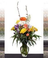 Spring Garden Vase arrangement