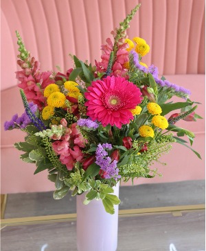 Spring Glimmer Vase Arrangement 