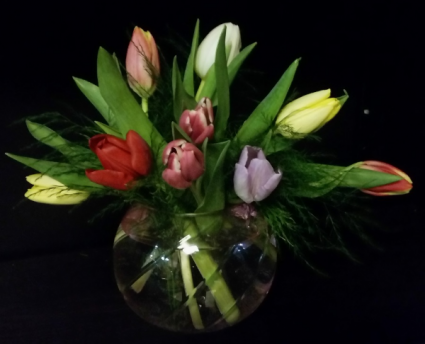Spring has sprung! tulip bouquet