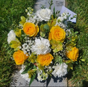 Spring in the Clouds Grave Site Flowers 
