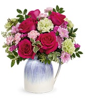 SPRING IN THE COUNTRY VALENTINES DAY FLOWER ARRANGEMENT
