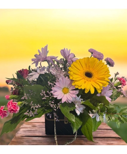 Spring in the Purse Purse Arrangement