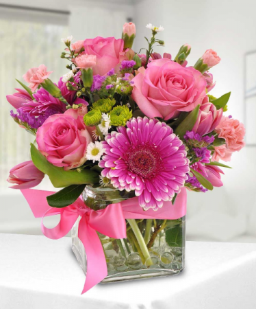 Celebrate in Pink Floral Arrangment