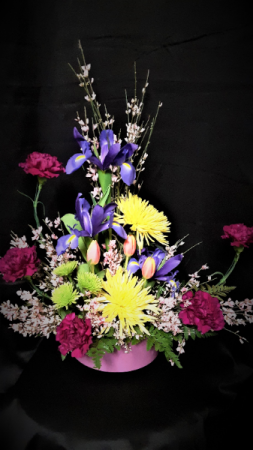 Spring is just around the corner mixed spring arrangement