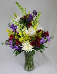 Spring Joy Floral Vase Arrangement
