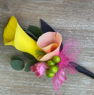 Spring Magic Bout Boutonniere 