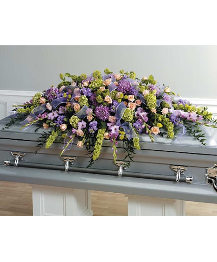 Spring Meadow Casket Spray 