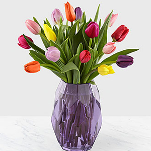 Spring Morning Tulip Bouquet Floral Arrangement