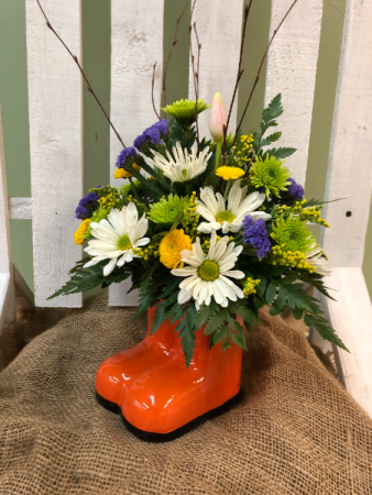 SPRING MUD BOOTS Arrangement