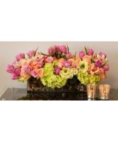 Spring Pastel Vase Vase Arrangement