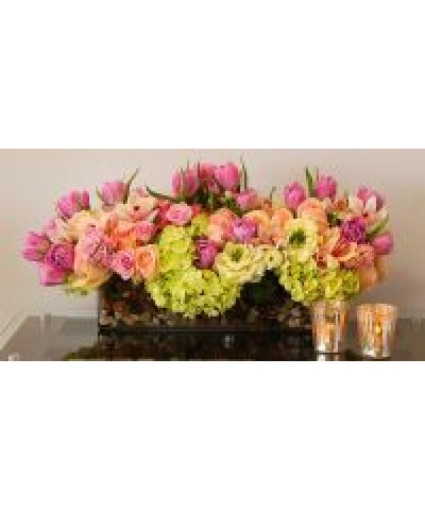 Spring Pastel Vase Vase Arrangement