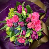 SPRINGTIME RAIN Hand Tied Spring Flower Bouquet | No Vase