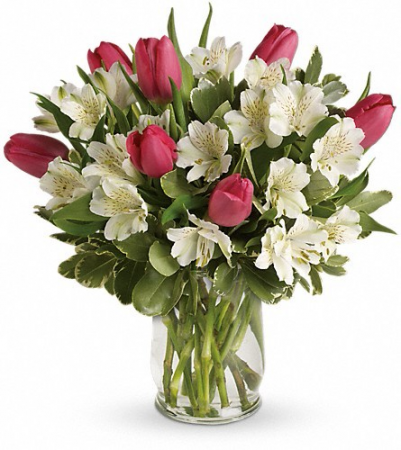 Spring Romance Bouquet Vase arrangement