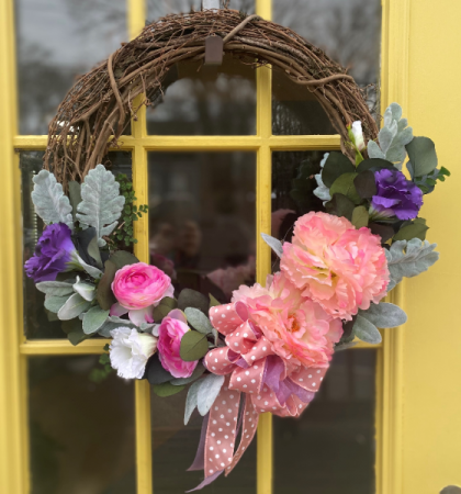 Spring Silk Wreath