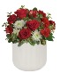 Spring Smiles Red and White design