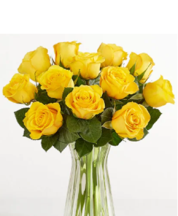 Spring Special Simple Yellow Dozen Roses in Pensacola, FL | Cordova Flowers and Gifts