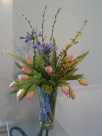 spring splendor Vased Arrangement
