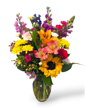 Medium Mixed Flower Vase . in Apex, NC - DAYSPRING FLOWERS & GIFTS INC