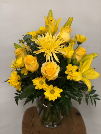 You Are My Sunshine Vase arrangement
