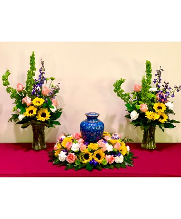 Spring Trio Cremation Trio  in Winder, GA | Fresh Attitudes Flowers