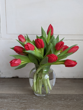 Spring Tulip Fresh Arrangement in New Castle, IN | WEILAND'S FLOWERS