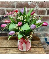 Spring Tulip Vase 