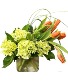 Spring Tulips and Hydrangea Choose your tulip color