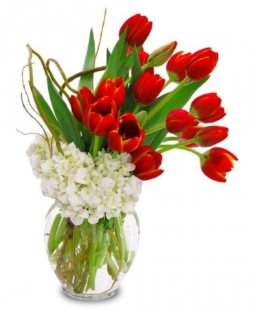 Spring Tulips Vase Design