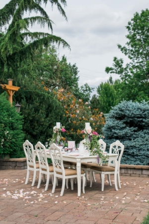 Spring Wedding Reception Table 