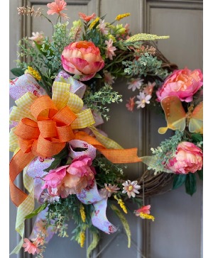 Spring Wreath-Silk 