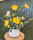 Spring Yellow Custom Silk Arrangement