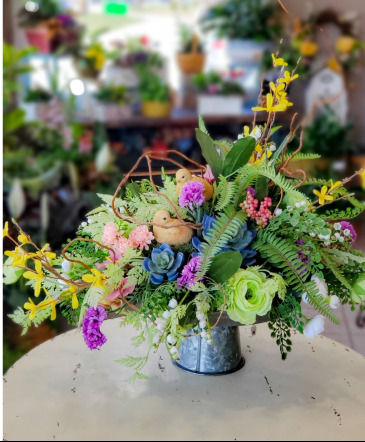 Springtime Artificial Arrangement in Warsaw, IN | ANDERSON FLORIST & GREENHOUSE Springtime Artificial Arrangement in Warsaw, IN | ANDERSON FLORIST & GREENHOUSE