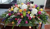 Springtime Garden Casket Spray