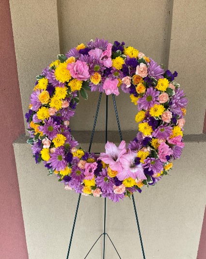 Springtime Memorial Wreath 