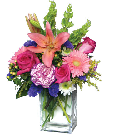 SPRINGTIME REWARD Vase of Flowers in Houston, TX | Mary's Little Shop Of Flowers