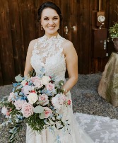 SPRINGY PASTELS BRIDAL BOUQUET 