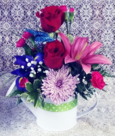 Sprinkling Can Bouquet