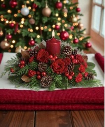 Sprit Of The Season Centerpiece Christmas