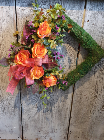 Square moss wreath Permanent floral