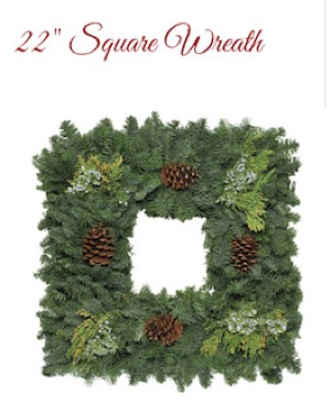 Square wreath 