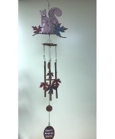 Squirrel Wind Chime - 36" 