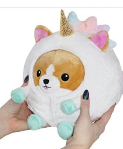 Squishable Undercover Corgi in Unicorn Squishable