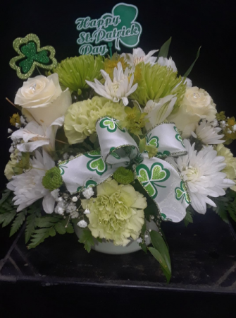 St Patrick's Day Centerpiece HOLIDAY ARRANGEMENT