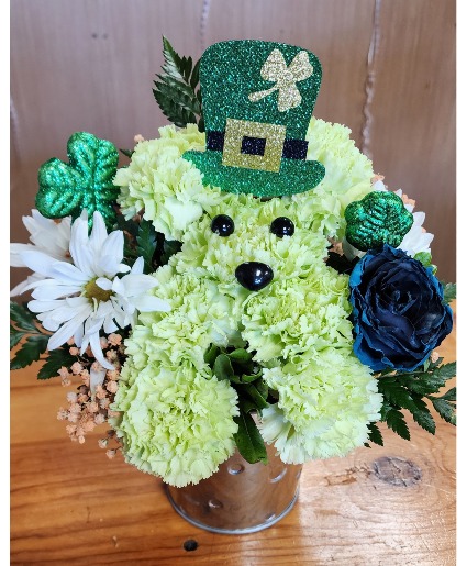 St Patty's Day Pup Carnation Puppy