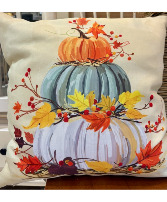 Stacked Pumpkin Pillow Powell Florist Gift Item