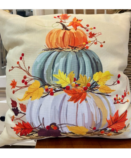 Stacked Pumpkin Pillow Powell Florist Gift Item