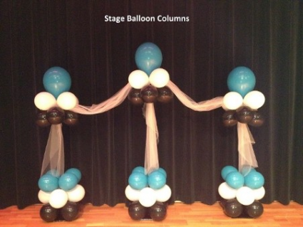 Stage Balloon Columns 
