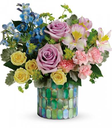 Stained Glass Blooms (SOLD OUT) All-Around Floral Arrangement